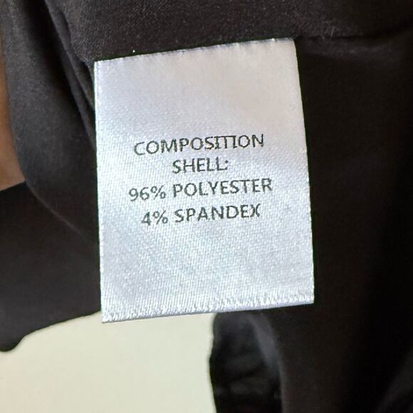 Heiress Beverly Hills Mini Black Dress Corset Flared Crepe size S - Picture 7 of 8